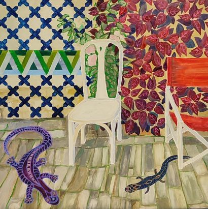 Chairs - a Paint Artowrk by Ewa Witkowska